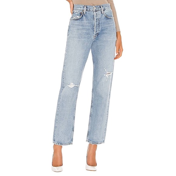 Agolde Denim - Agolde 90's Mid Rise Loose Fit in Captured